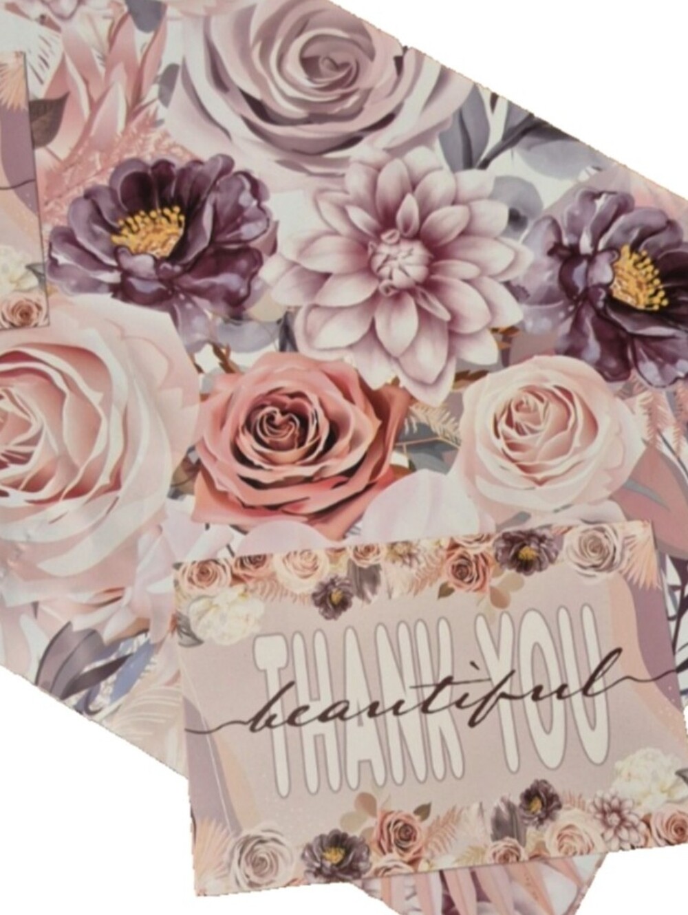 Poly Mailers Set Of 25 (10×13) + 25 Thank You Beautiful Cards Boho Floral